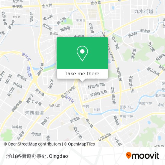 浮山路街道办事处 map