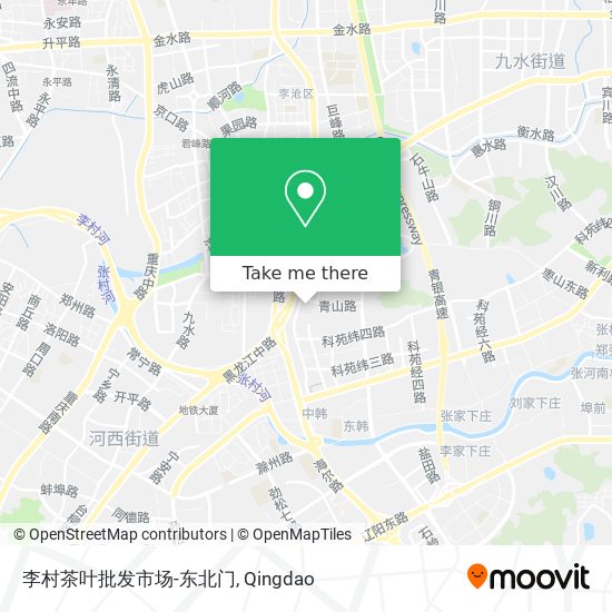 李村茶叶批发市场-东北门 map