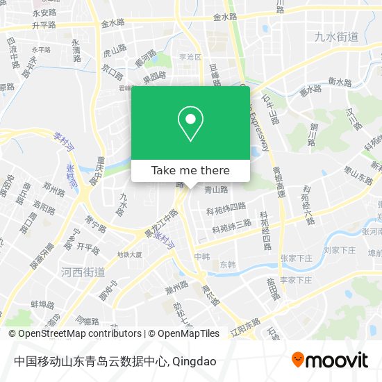 中国移动山东青岛云数据中心 map