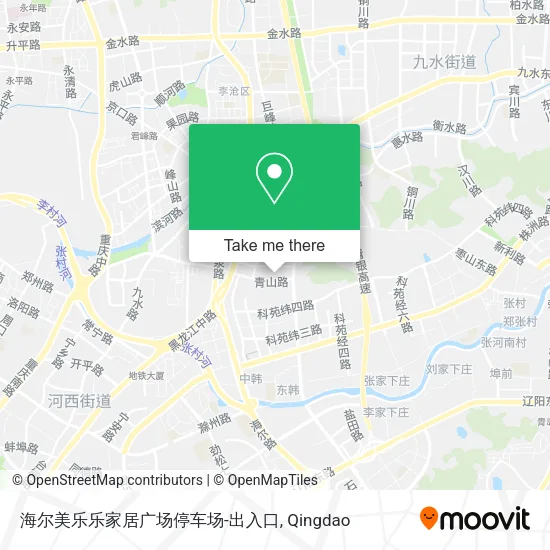 海尔美乐乐家居广场停车场-出入口 map