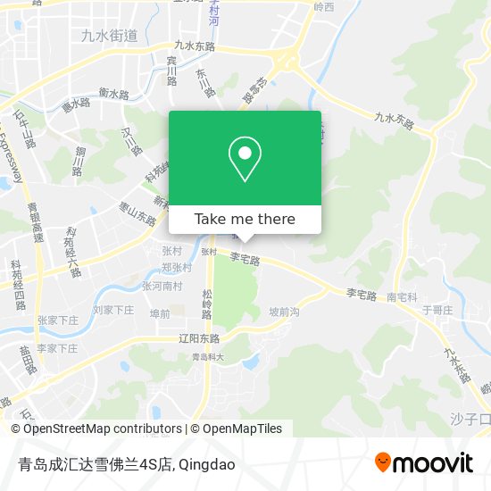 青岛成汇达雪佛兰4S店 map
