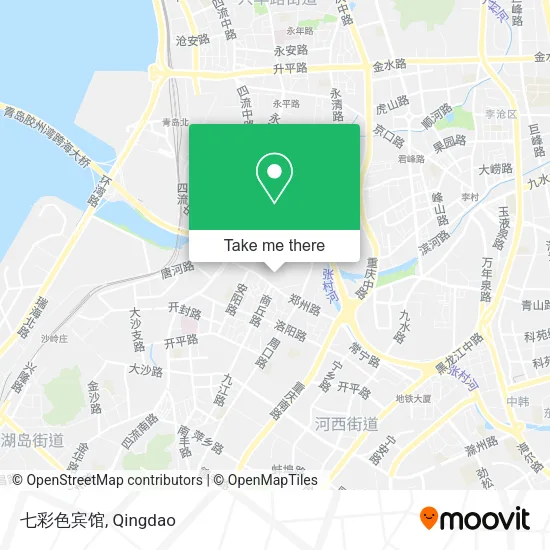 七彩色宾馆 map