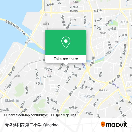青岛洛阳路第二小学 map