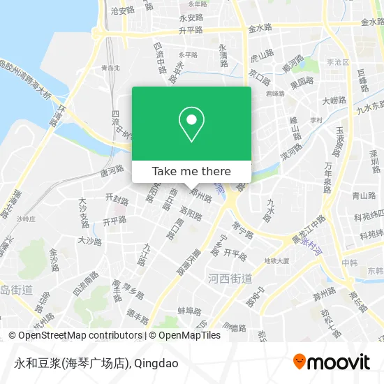 永和豆浆(海琴广场店) map