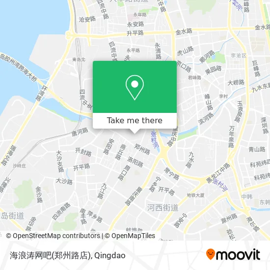 海浪涛网吧(郑州路店) map
