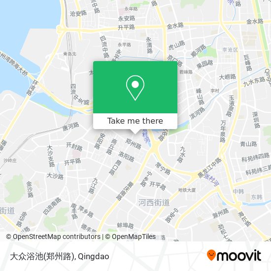大众浴池(郑州路) map