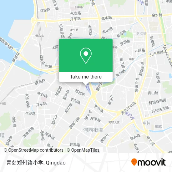 青岛郑州路小学 map