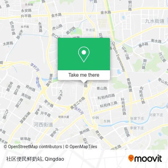社区便民鲜奶站 map