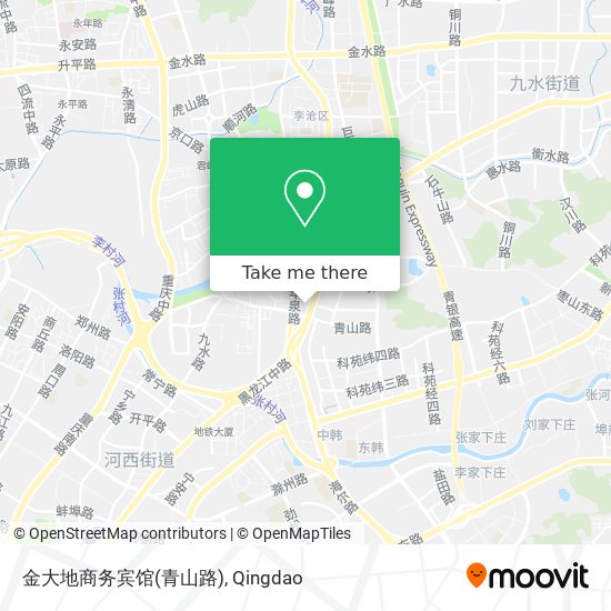 金大地商务宾馆(青山路) map