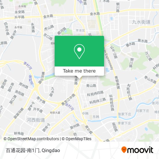 百通花园-南1门 map
