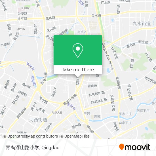 青岛浮山路小学 map