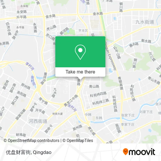 优盘财富街 map