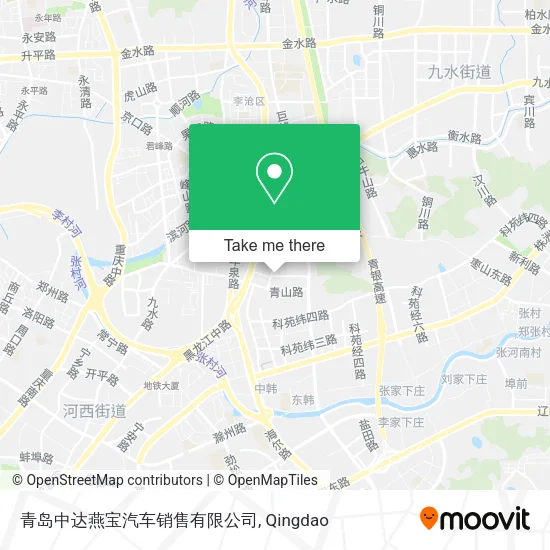 青岛中达燕宝汽车销售有限公司 map