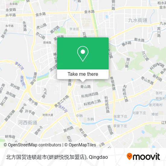 北方国贸连锁超市(妍妍悦悦加盟店) map