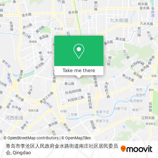 青岛市李沧区人民政府金水路街道南庄社区居民委员会 map