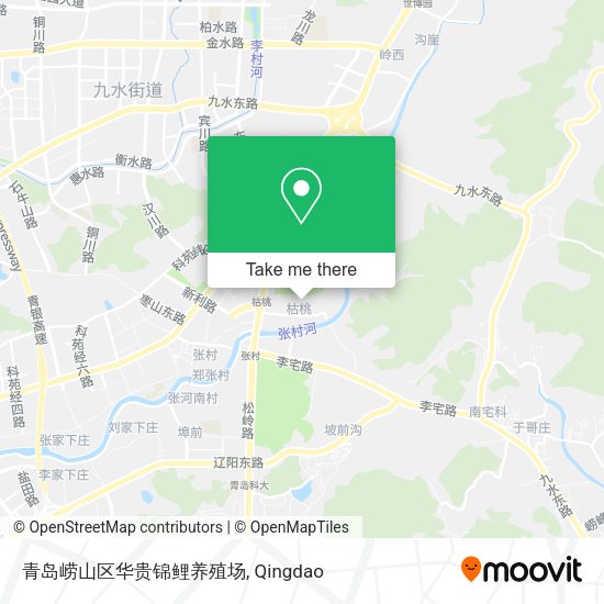 青岛崂山区华贵锦鲤养殖场 map
