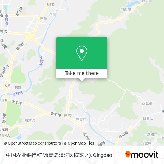 中国农业银行ATM(青岛汉河医院东北) map
