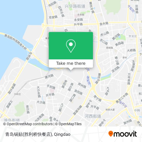 青岛锅贴(胜利桥快餐店) map