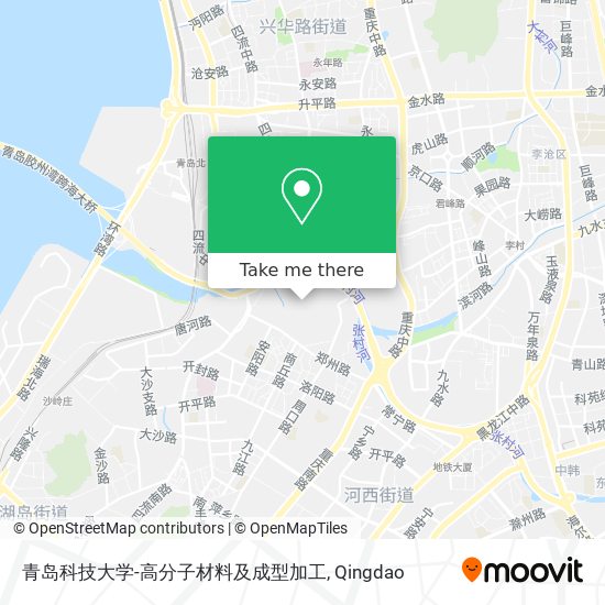 青岛科技大学-高分子材料及成型加工 map