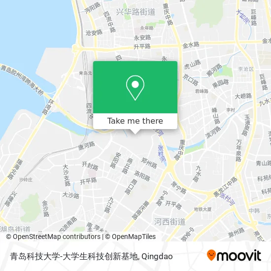 青岛科技大学-大学生科技创新基地 map