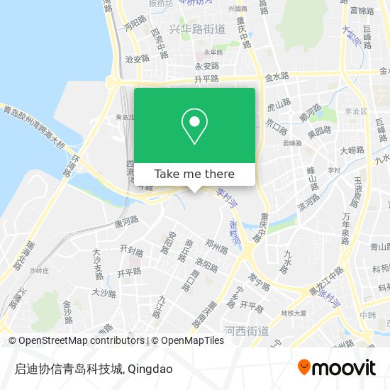 启迪协信青岛科技城 map