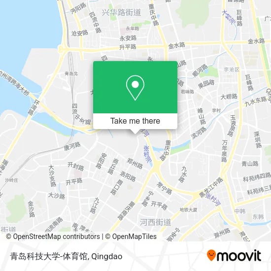 青岛科技大学-体育馆 map