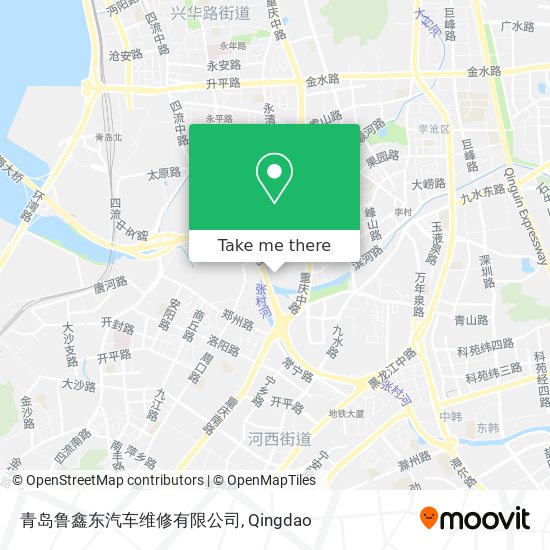 青岛鲁鑫东汽车维修有限公司 map