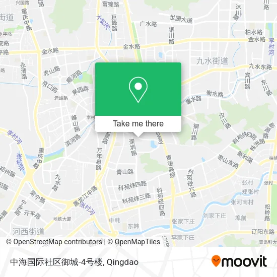 中海国际社区御城-4号楼 map