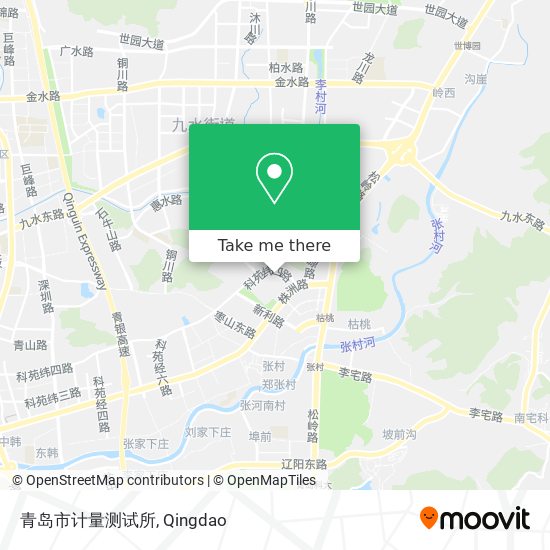 青岛市计量测试所 map