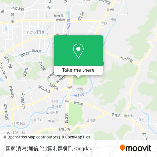 国家(青岛)通信产业园利群项目 map