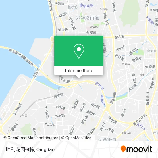 胜利花园-4栋 map