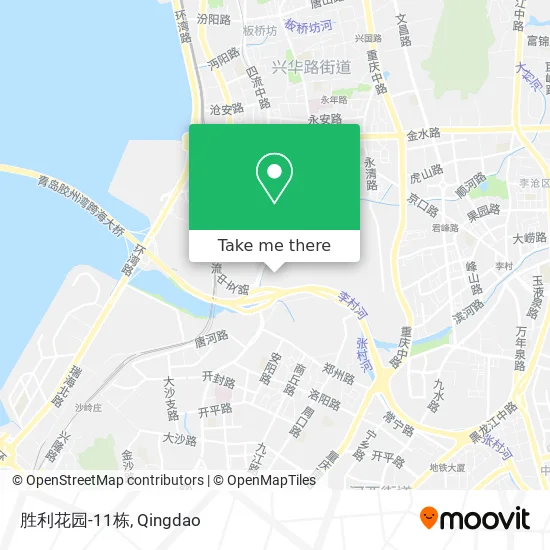 胜利花园-11栋 map