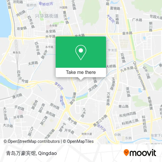 青岛万豪宾馆 map