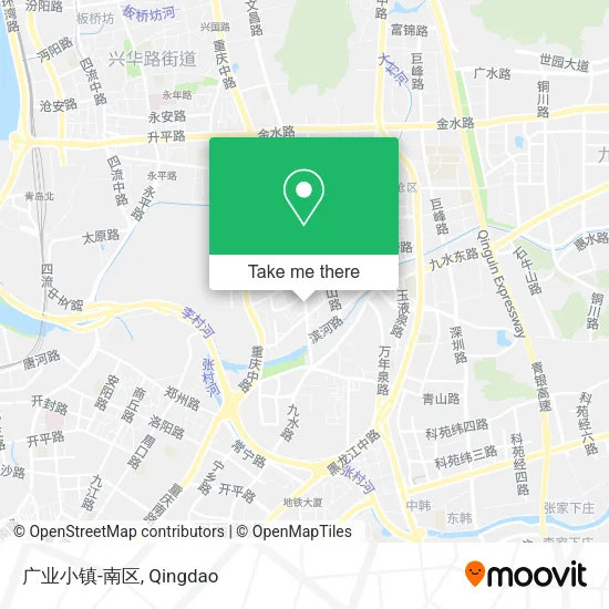 广业小镇-南区 map