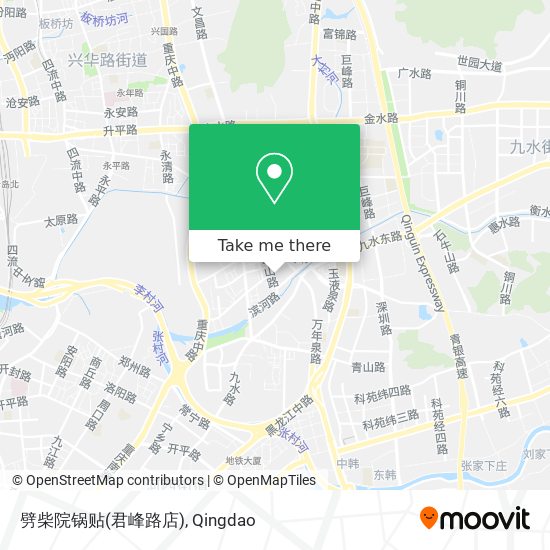 劈柴院锅贴(君峰路店) map