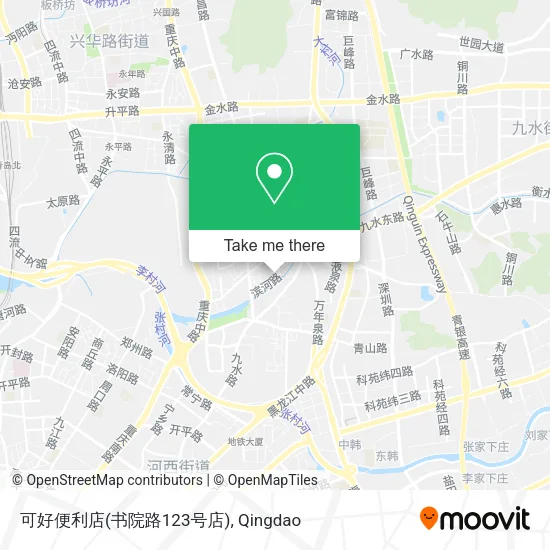 可好便利店(书院路123号店) map
