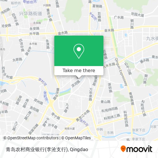 青岛农村商业银行(李沧支行) map