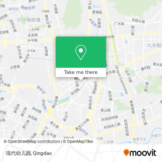现代幼儿园 map