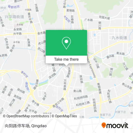 向阳路停车场 map
