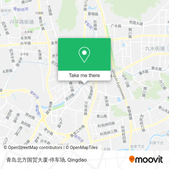 青岛北方国贸大厦-停车场 map