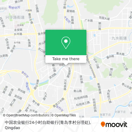 中国农业银行24小时自助银行(青岛李村分理处) map