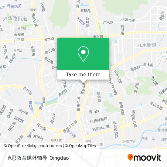 博思教育课外辅导 map