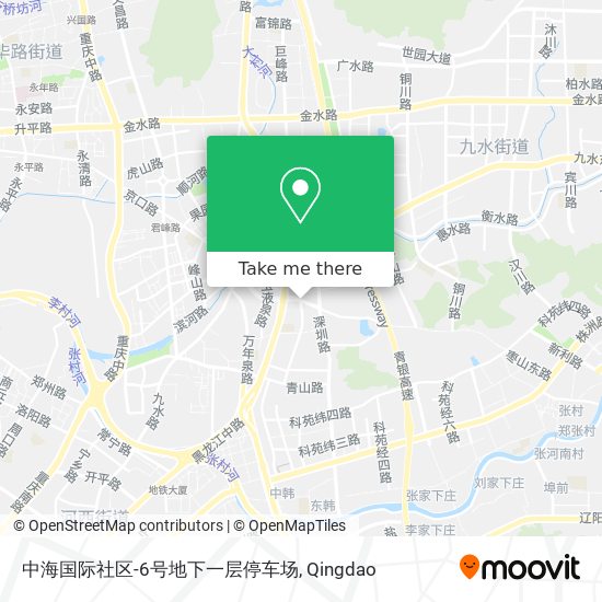 中海国际社区-6号地下一层停车场 map