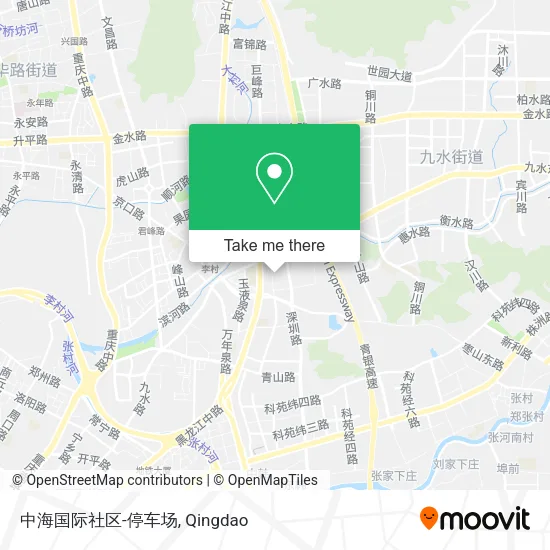 中海国际社区-停车场 map