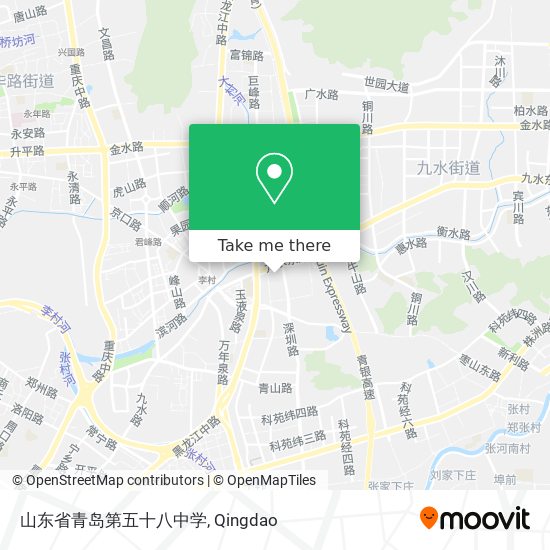山东省青岛第五十八中学 map