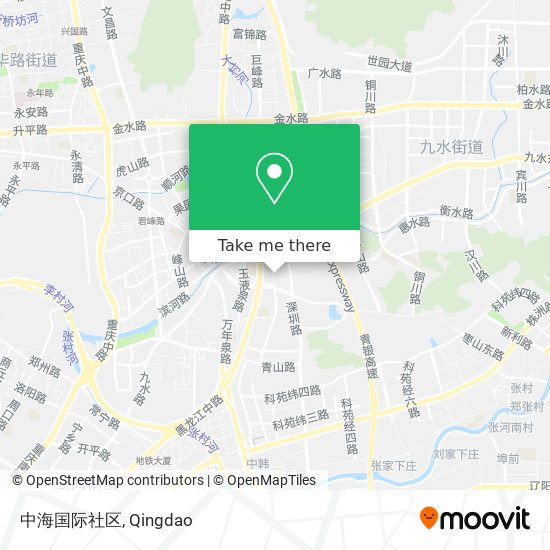 中海国际社区 map