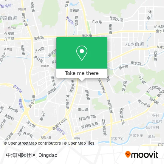 中海国际社区 map