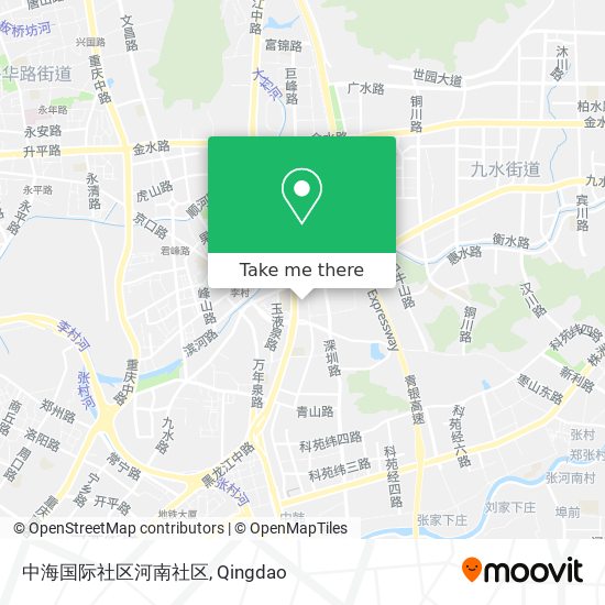 中海国际社区河南社区 map