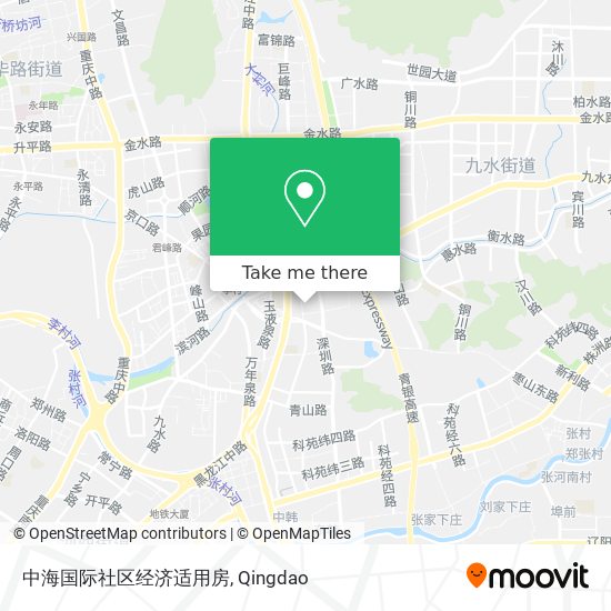 中海国际社区经济适用房 map