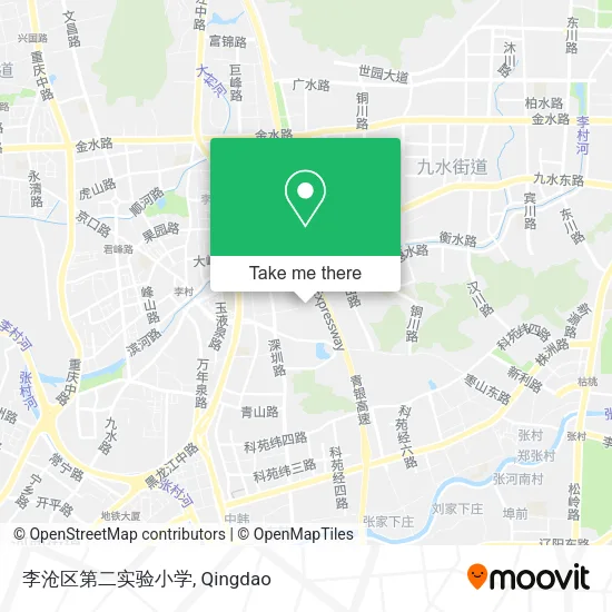 李沧区第二实验小学 map
